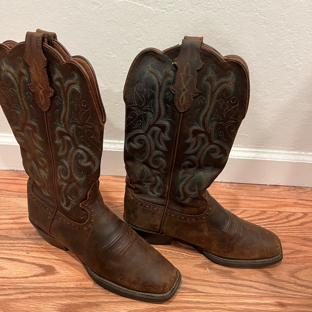 Cowboy Boots Authentic Leather Justin
